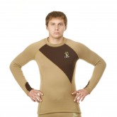 Толстая термофутболка из PolarTec® PowerStretch® койот