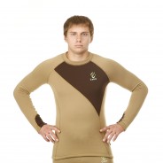 Толстая термофутболка из PolarTec® PowerStretch® койот